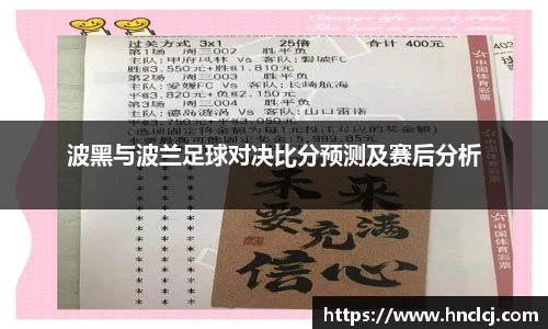 波黑与波兰足球对决比分预测及赛后分析